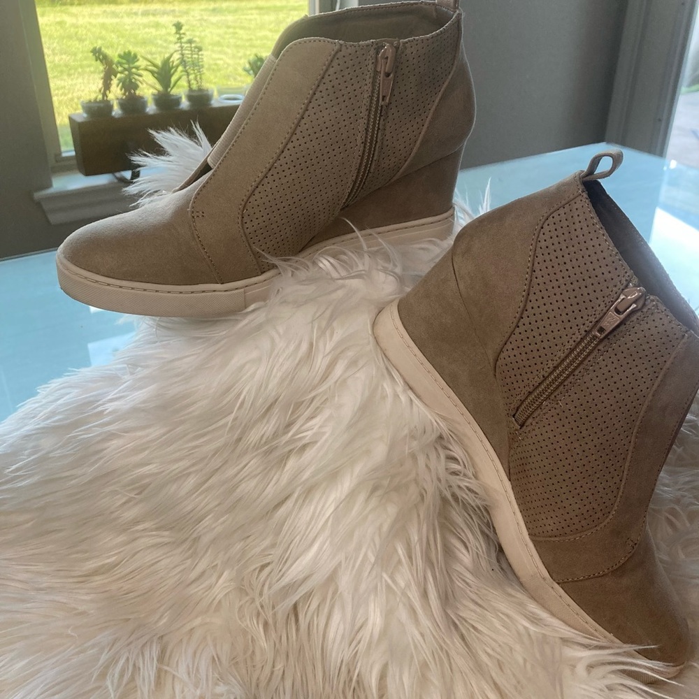 Women's Kolie Wedge Sneakers - A New Day.